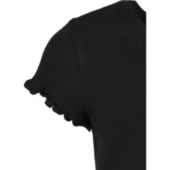 T-shirt Femme Urban Classics Cropped Button Up Rib -T shirt Actif Boutique tb4103 p8 00007