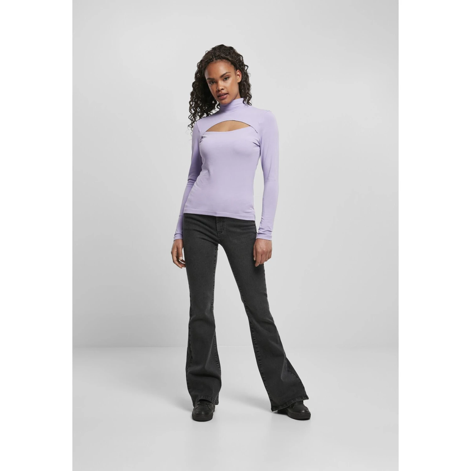 T-shirt Col Roulé Manches Longues Femme Urban Classics 7 T-shirt Col Roulé Manches Longues Femme Urban Classics – Image 5